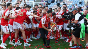 «Arsenal» yigirma ikki yillik tanaffusdan so‘ng Angliya chempioni bo‘ldi